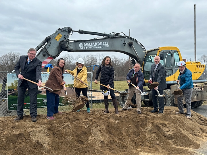 Amherst leaders host groundbreaking for new elementary school