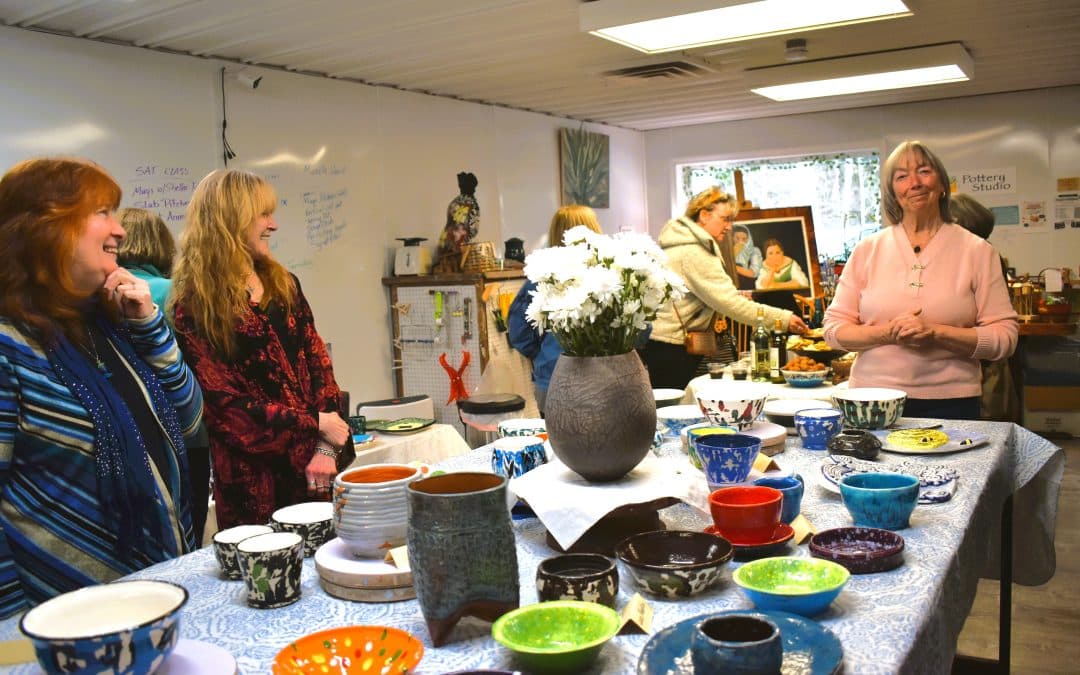 Students show off their pottery at Huntington’s Gray Catbird studio