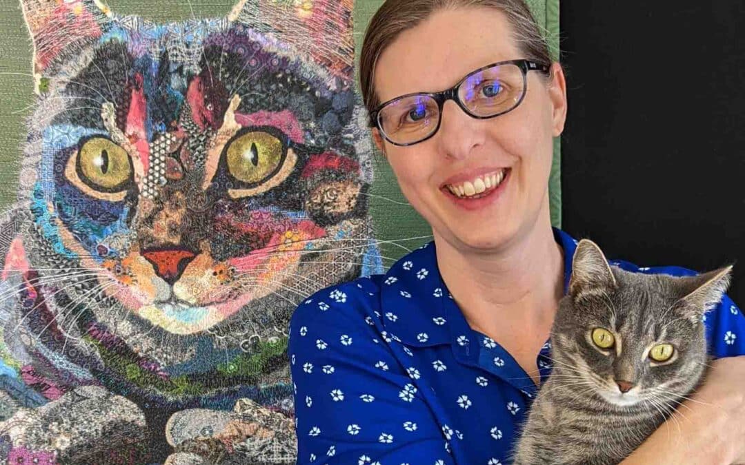 Art, animal communication sewn together in quilt exhibit