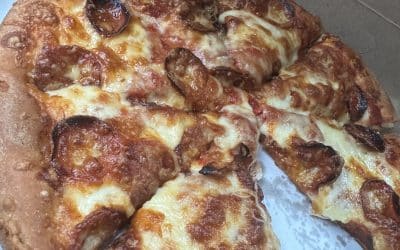What I’m eating: pizza from the latest campus joint