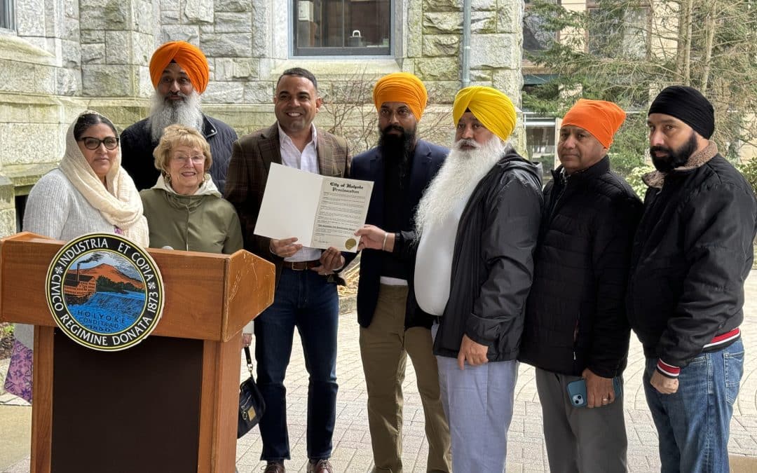 Holyoke celebrates Sikh community through flag raising
