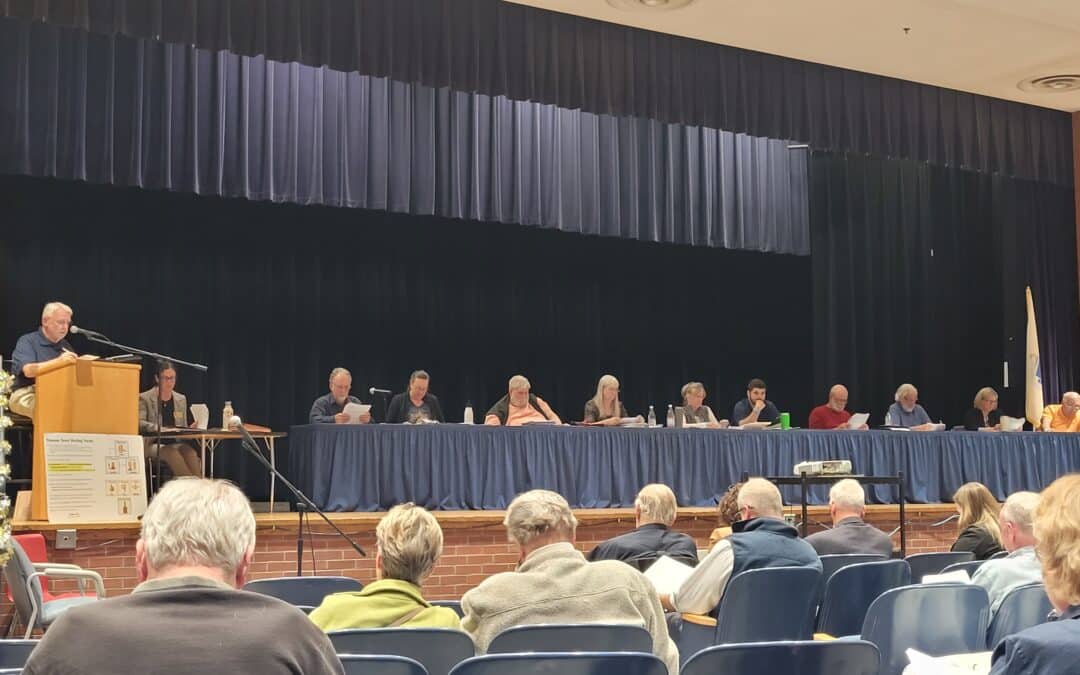 Articles at Monson Town Meetings receive nearly unanimous support