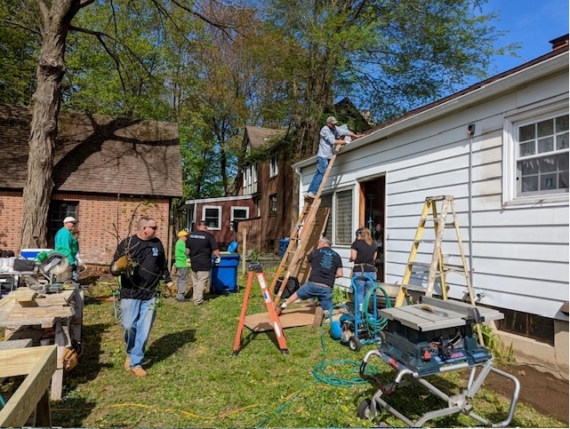 West Springfield volunteers lend a hand for homeowners