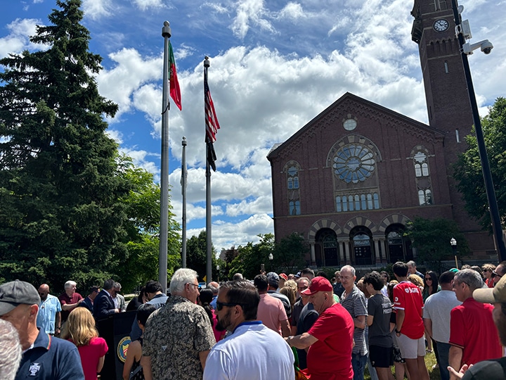 Chicopee celebrates Portuguese Heritage Month with flag raising