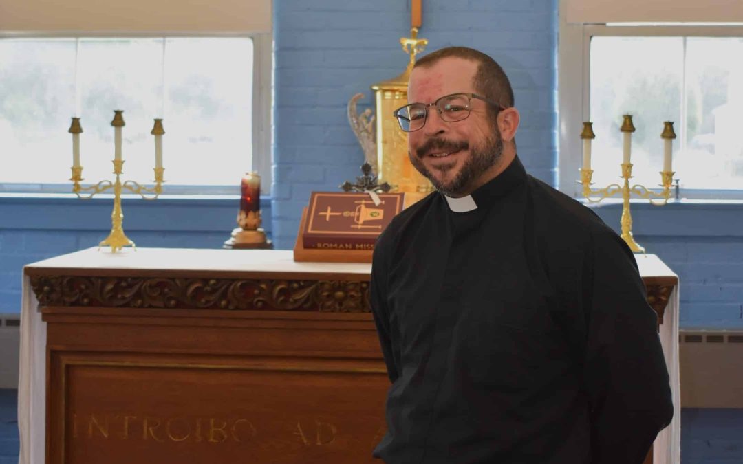 Westfield parishes, school getting new pastor, stained glass