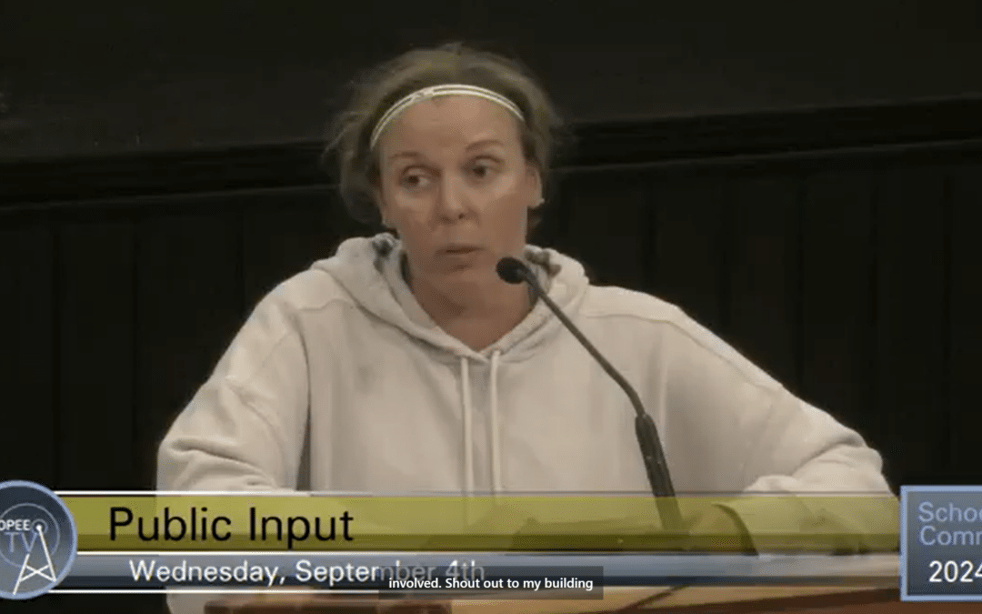 School Committee public input speakers seek change