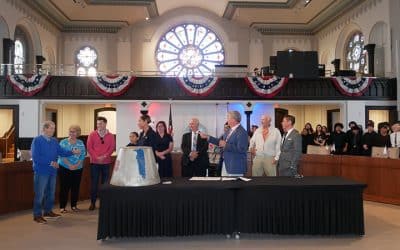 Chicopee travels back in time while opening time capsule from 1976