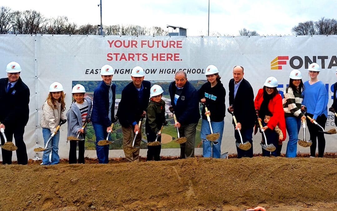 East Longmeadow High School construction begins