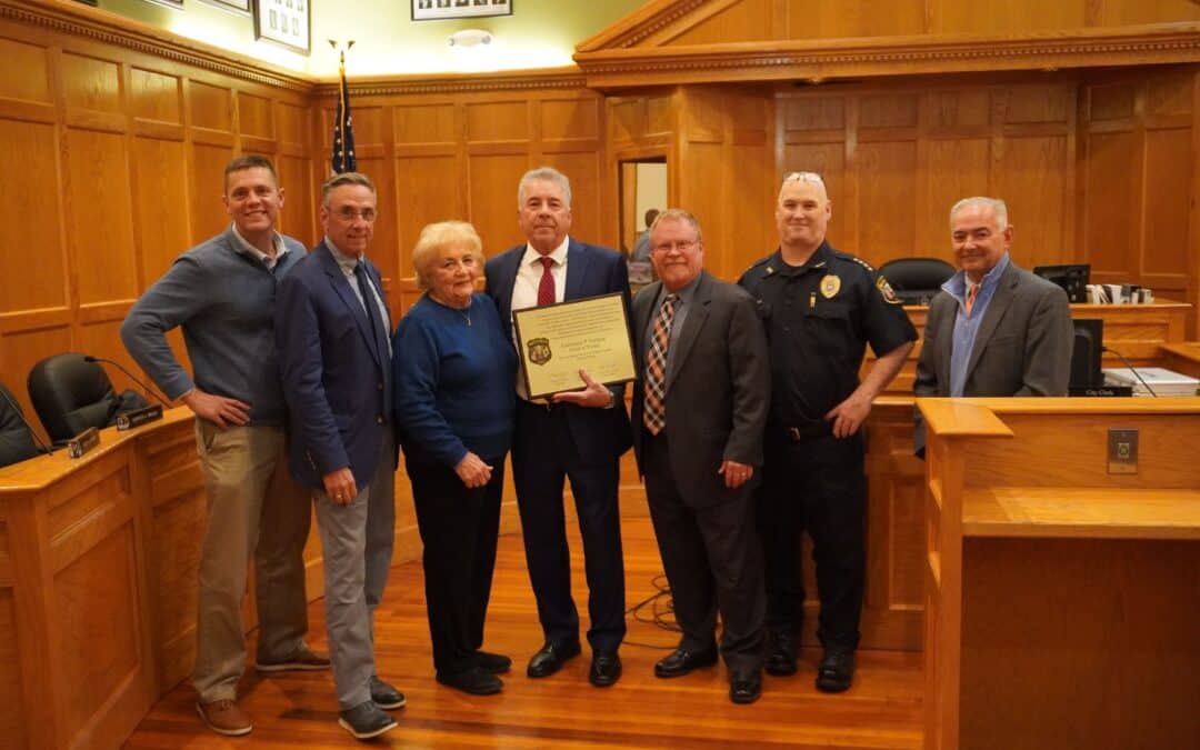 Former Westfield Police Chief Valliere recognized for service