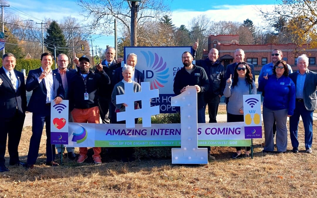 West Springfield makes first connection to municipal fiber