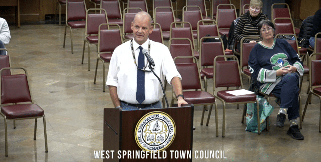 Councillor Wayne Spring Town Council meets with new veterans service head - The Reminder