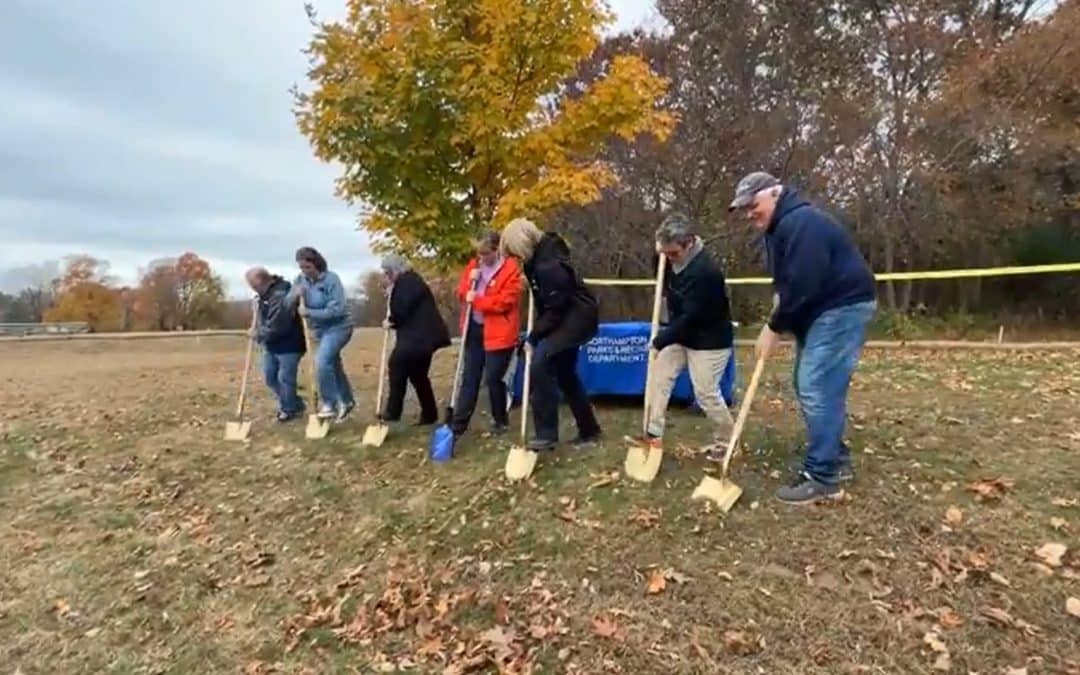 Construction of six pickleball courts at Ray Ellerbrook Field underway