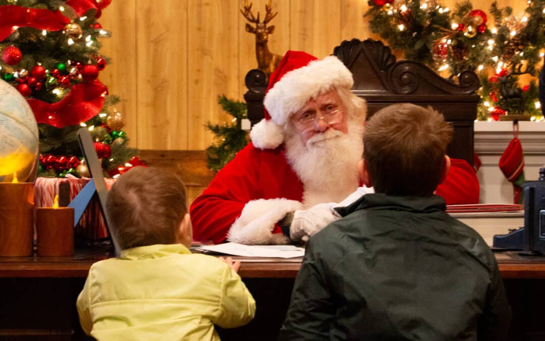 Santa Claus arrives at West Side’s Mittineague Park