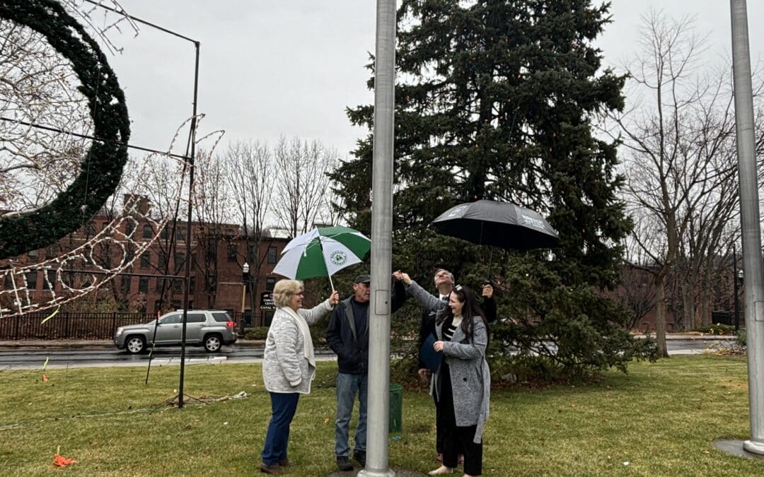 Chicopee honors Diabetes Awareness Month with flag raising