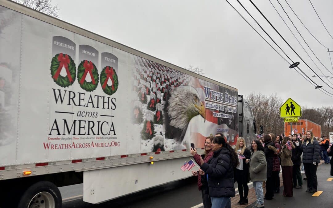 Wreaths Across America convoy makes stop in Agawam