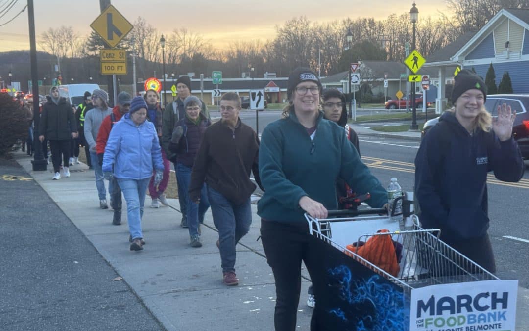 First leg of Food Bank march ends in Northampton