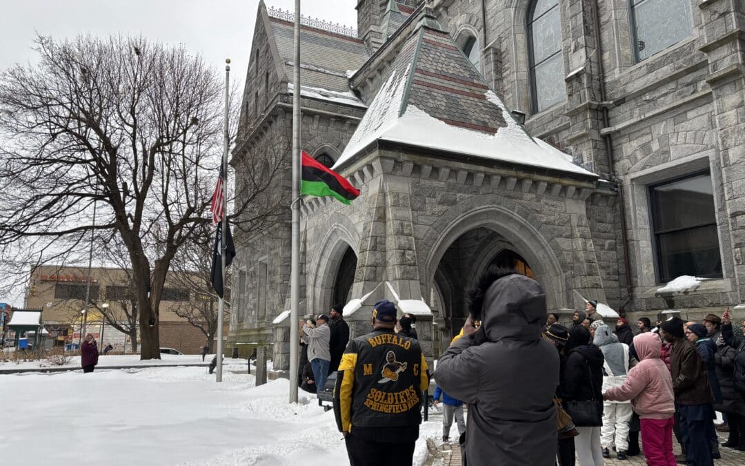 Flag raising, storytelling part of Black History Month ceremony
