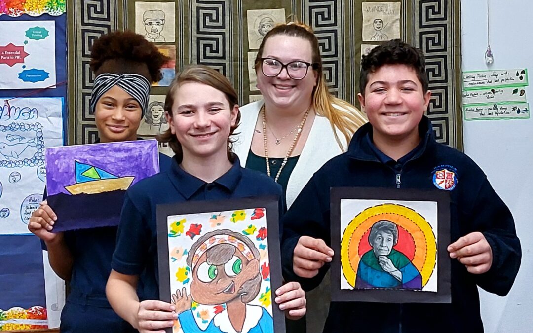 Charter school students use art to explore Black history