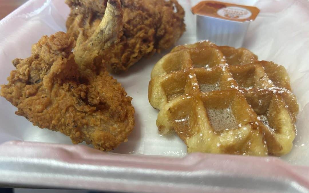 What I’m eating: Sweet, savory and succulent chicken and waffles