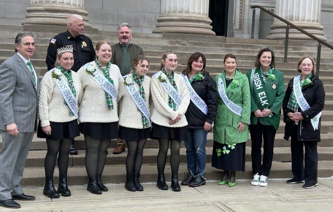 Springfield hosts flag raising to celebrate St. Patrick’s Day