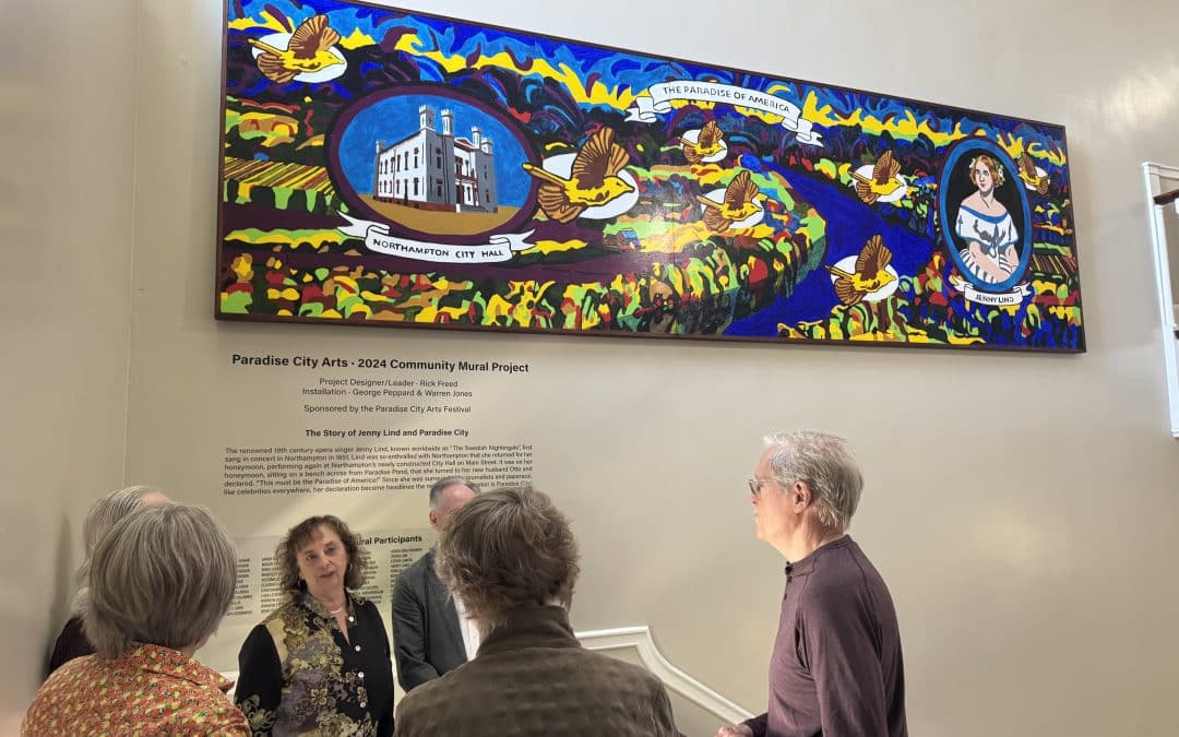 Community mural installed at Northampton City Hall
