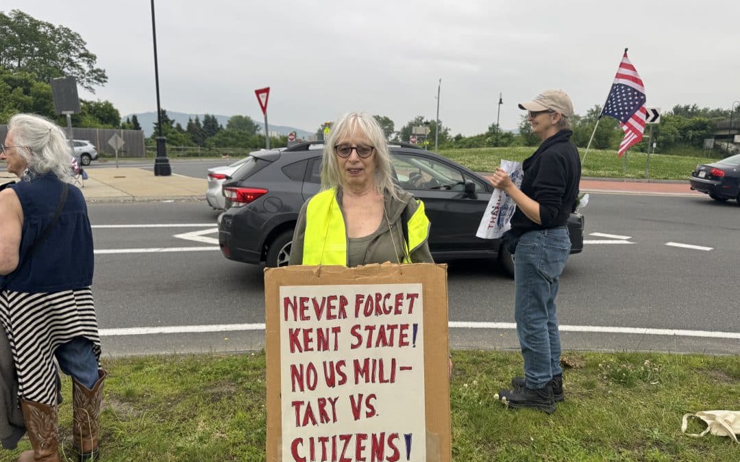 Northampton protest calls out immigration enforcement