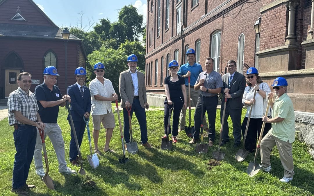 Next phase of Easthampton’s Old Town Hall breaks ground