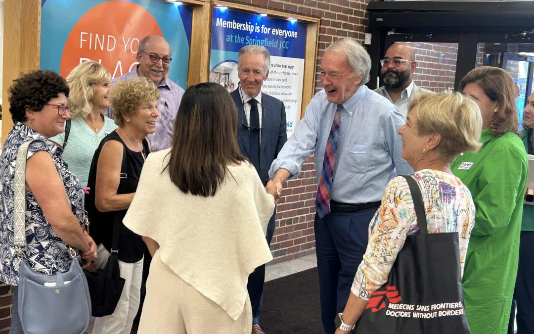 Markey, Neal, state delegates tour Springfield JCC on Aug. 14