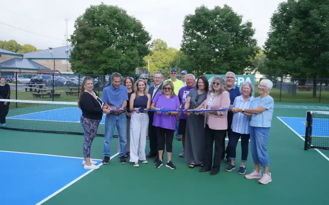 Southwick Town Hall pickleball courts open with ribbon-cutting ceremony