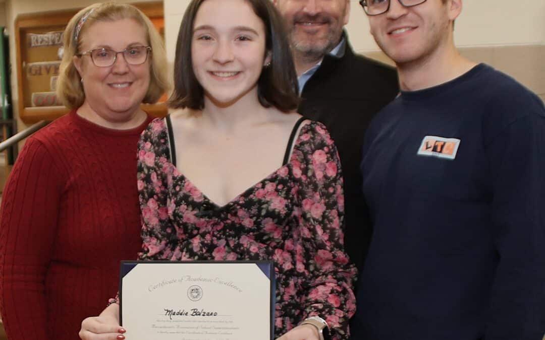 Dedication to learning earns senior prestigious award