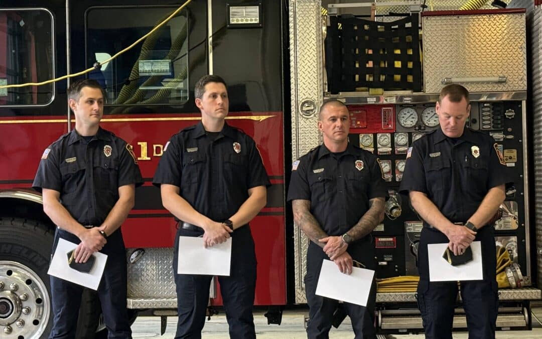 Four East Longmeadow firefighters promoted to lieutenant