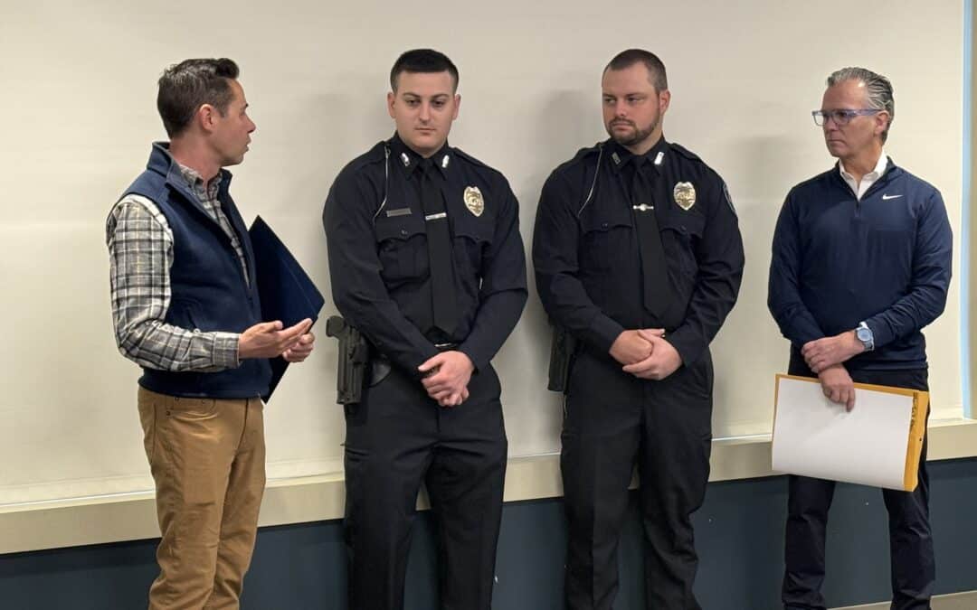 Wilbraham police officers recognized with medals