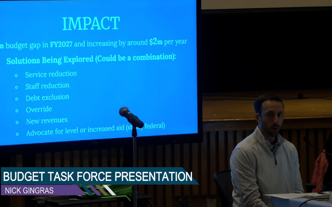 South Hadley’s Budget Task Force to host listening session