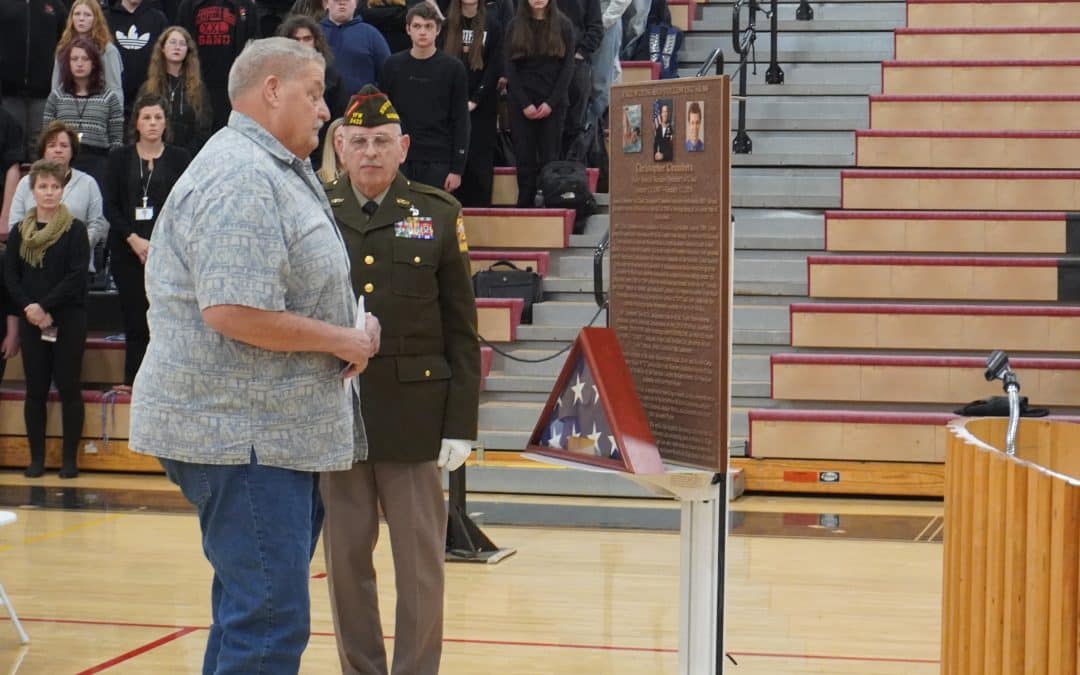 Fallen SEAL Christopher Chambers honored with plaque