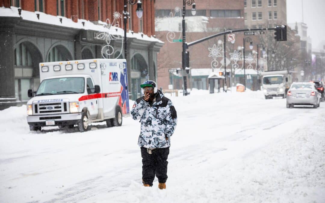 AMR answers snow-related calls, faces challenges during storm
