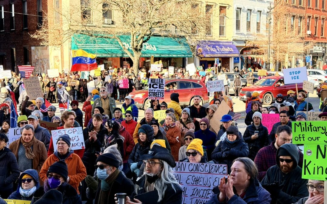 Thousands rally in Northampton against ICE raids across country