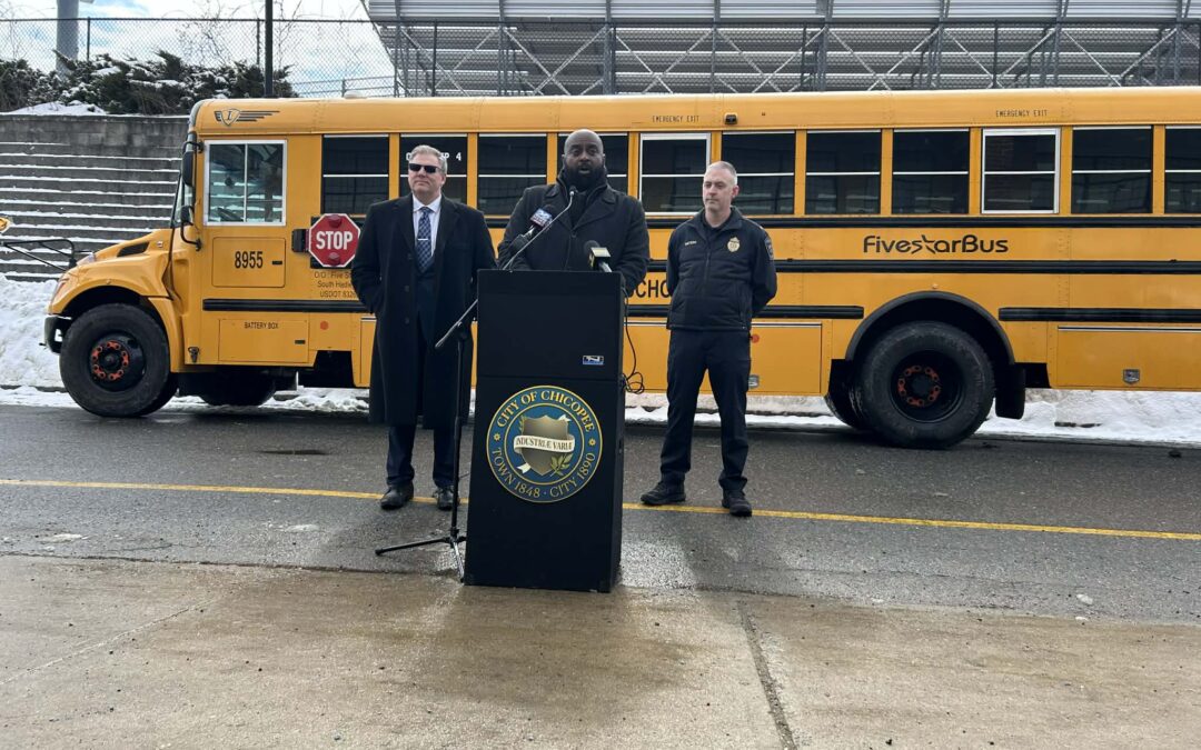 Chicopee becomes first in state to launch bus stop-arm safety program