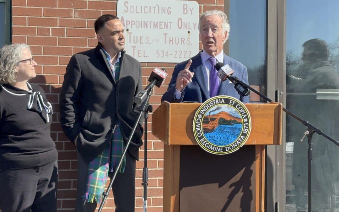 Neal announces federal funding for Holyoke’s sewer overflow system