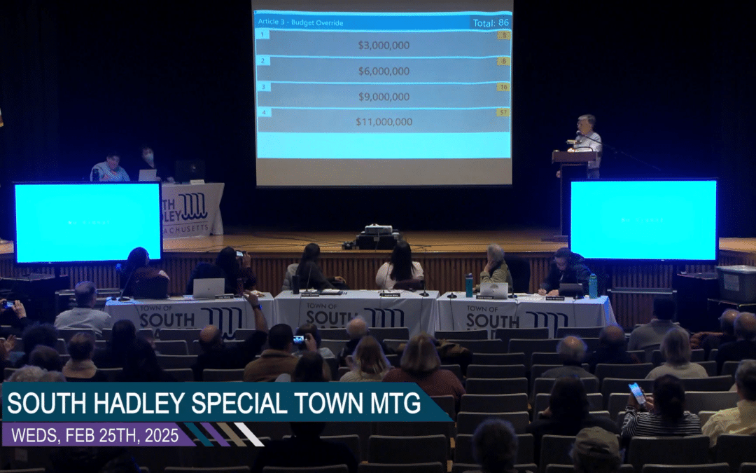 South Hadley residents support proposed tax override