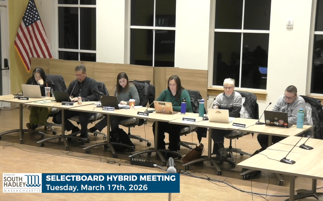 South Hadley Selectboard continues to work on budget in advance of override vote