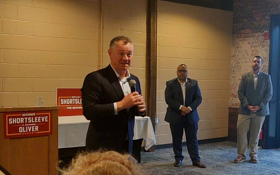 Gubernatorial candidate Shortsleeve stumps in Agawam