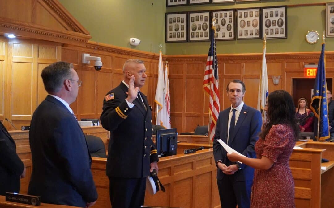 Bishop sworn in as Westfield fire chief
