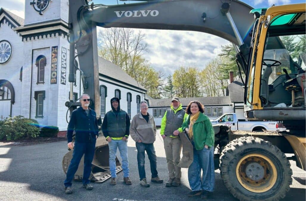 Construction work at Bombyx Center to modernize space