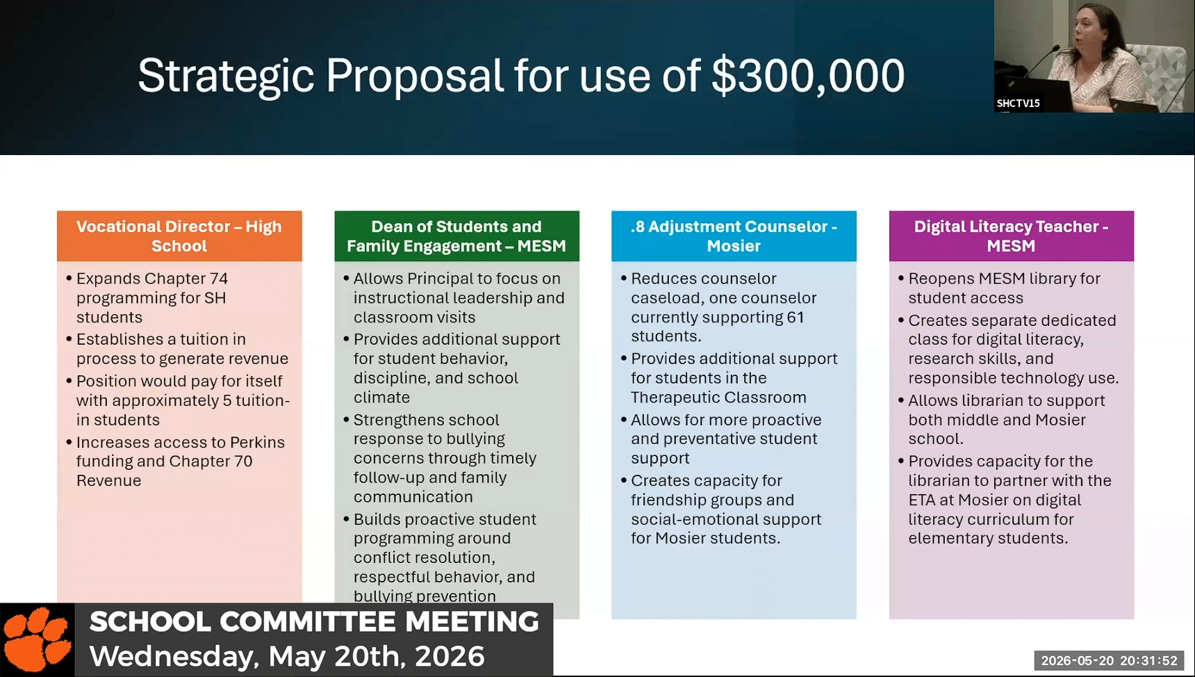 SH FY27 budget update