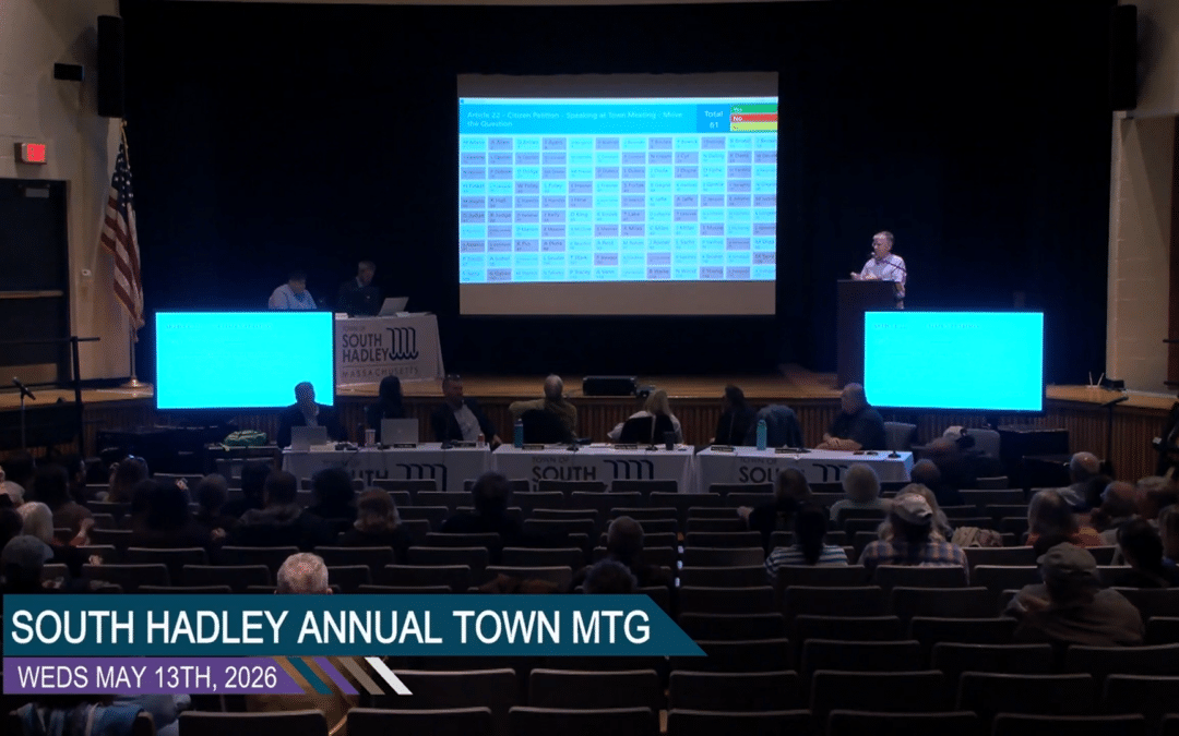 South Hadley Town Meeting members approve most articles, including $1.2M for town departments