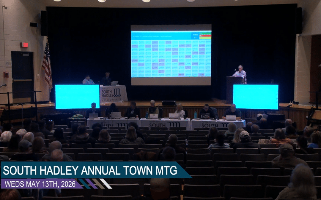 South Hadley Town Meeting elects to save some school services and fund library