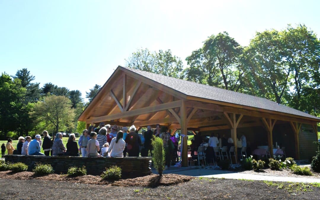 Ribbon cut for new Chauncey Allen Park pavilion and arboretum