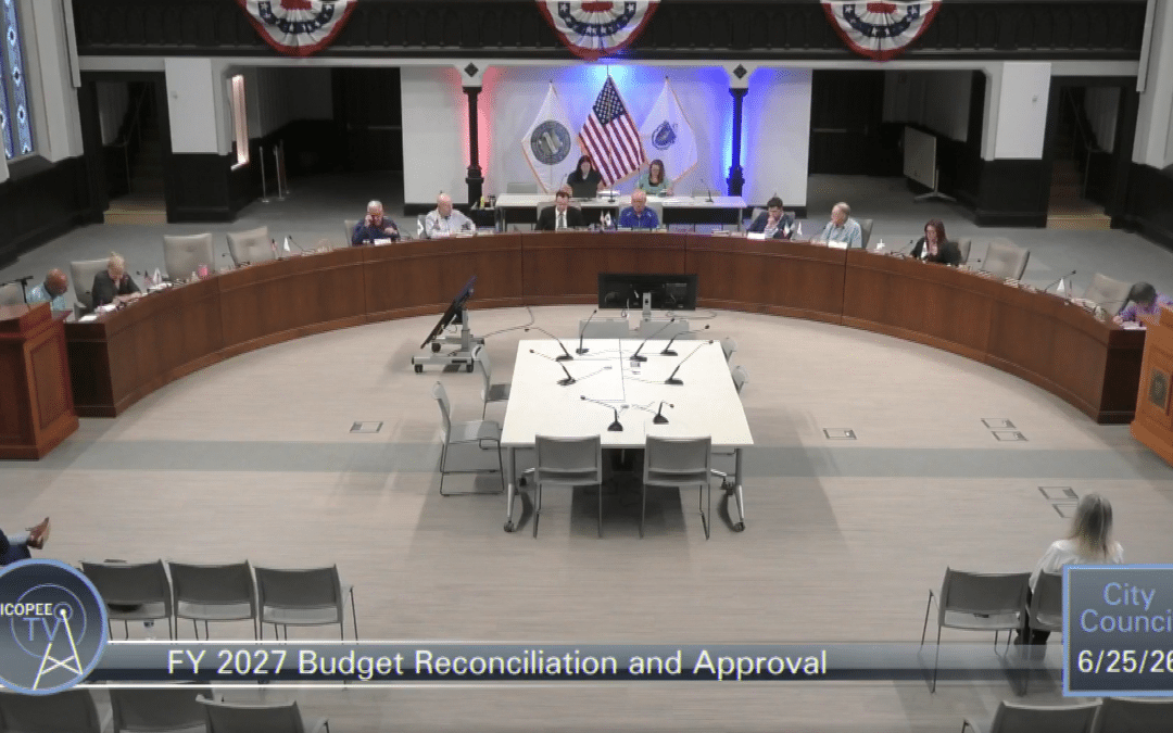 Chicopee City Council approves $283.5 million budget for FY27