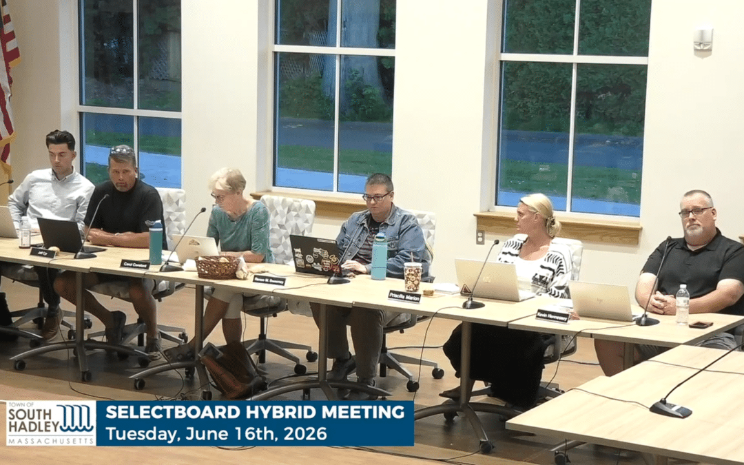 South Hadley Selectboard provides tax override updates during public feedback session