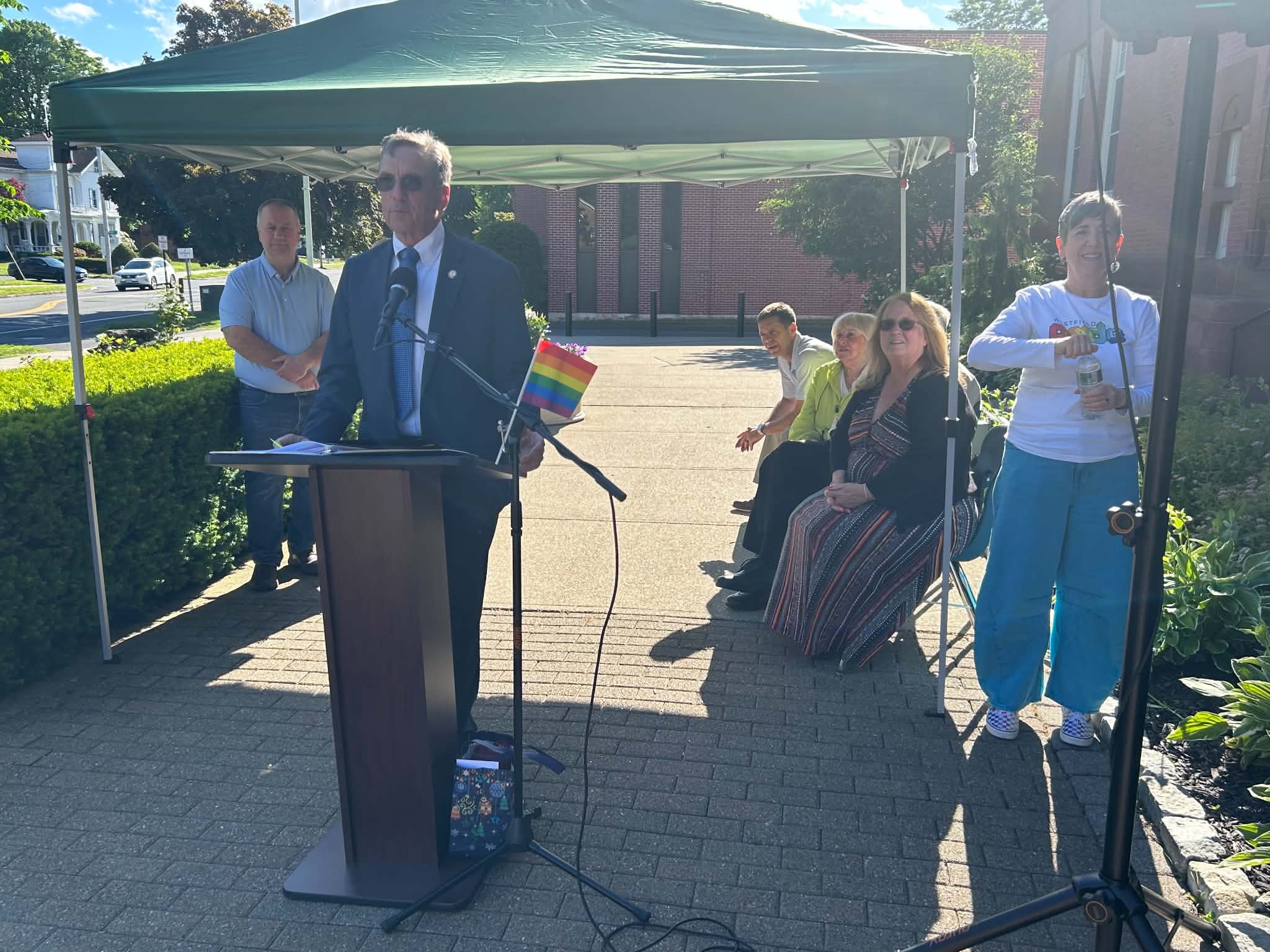 Westfield kicks off Pride Month with sixth flag raising - The Reminder